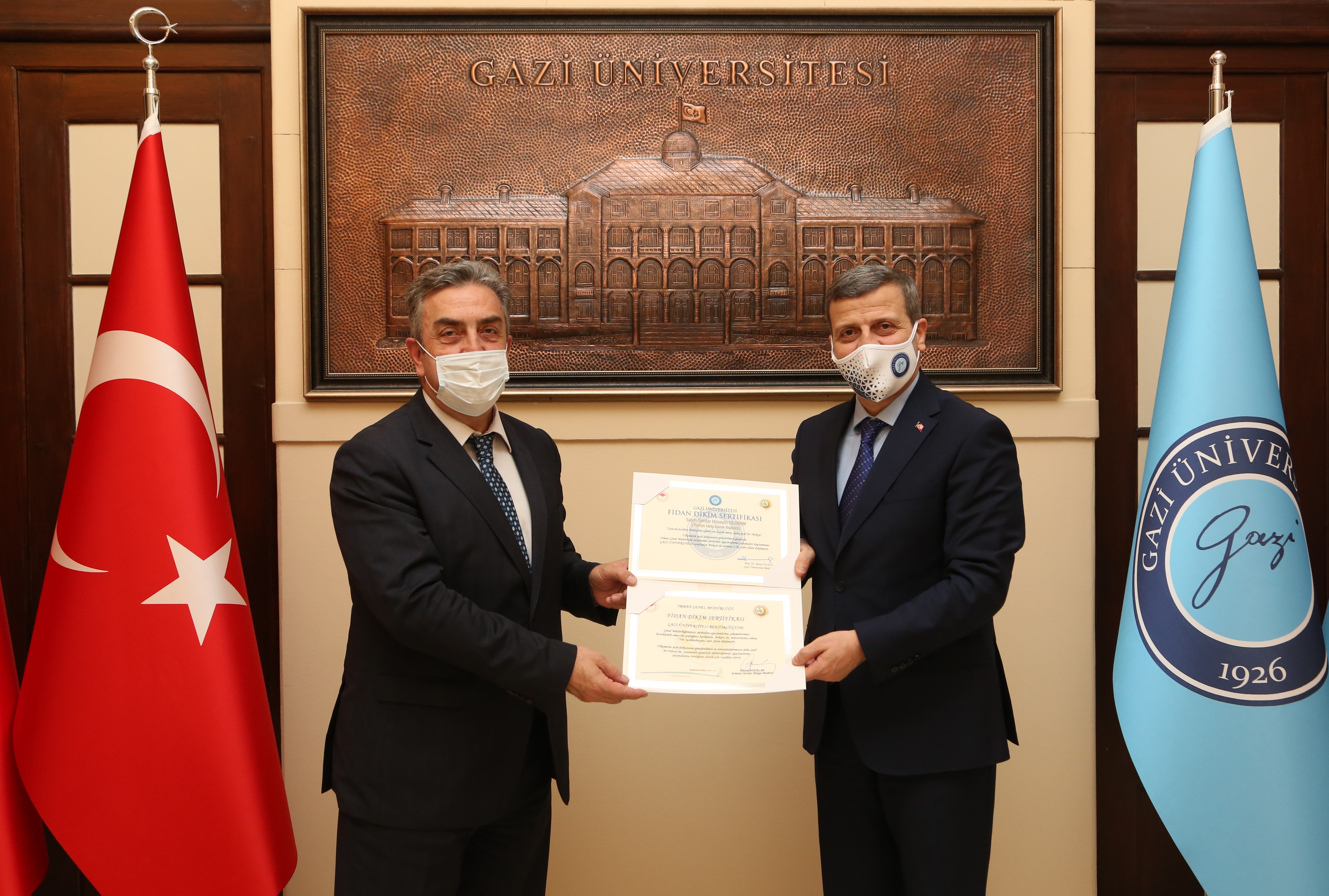 tua dan gazi universitesi rektorlugune ziyaret tua dan gazi universitesi rektorlugune ziyaret