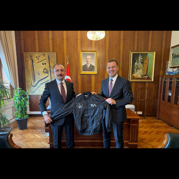 TUA Başkanı Yusuf KIRAÇ’tan TBMM Plan ve Bütçe Komisyonu Başkanı Mehmet MUŞ’a Nezaket Ziyareti